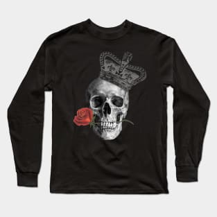 Crown Skull Long Sleeve T-Shirt